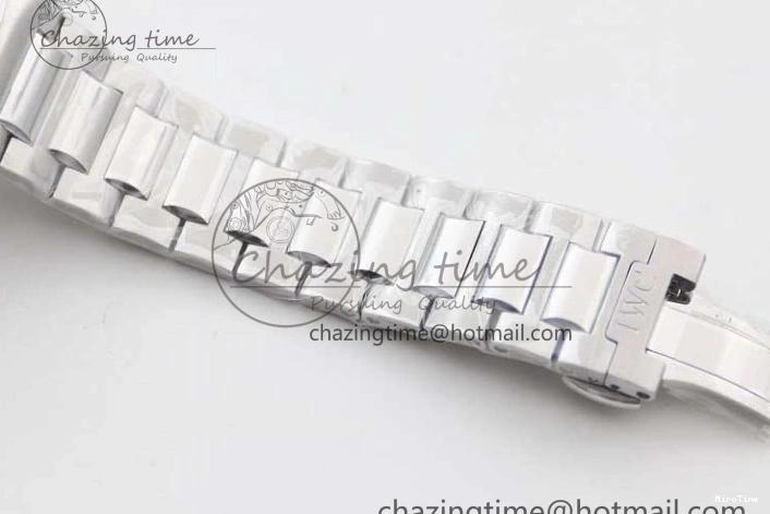 MIROTIME 0120 FastDry Portugieser Chronograph IW371615 ZF Best Edition Green Dial on SS Bracelet A7750 (Slim Movement) 7038